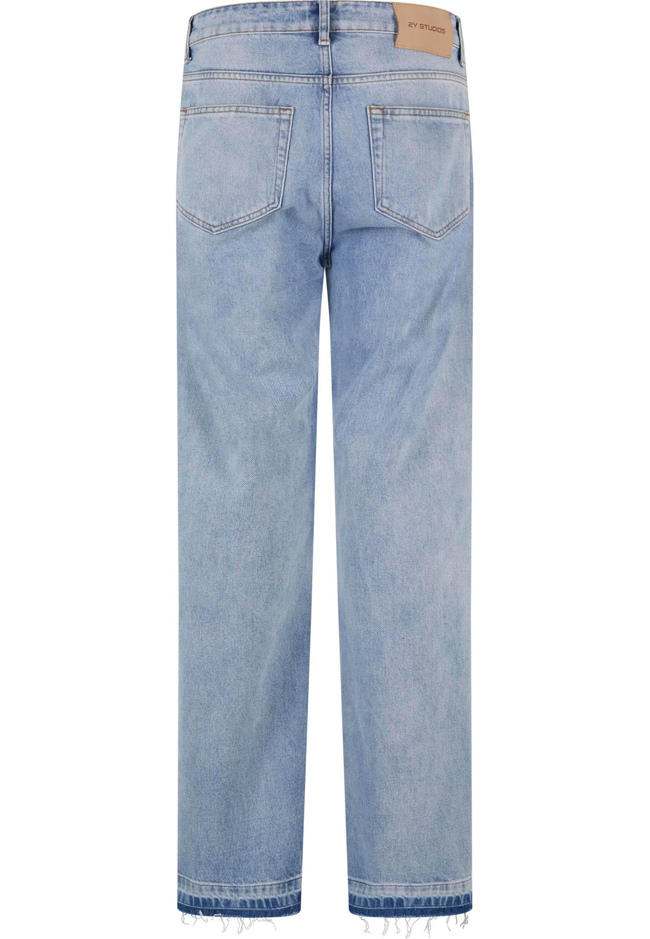 2Y Studios regular Τζιν 'Arun Open Hem' σε μπλε