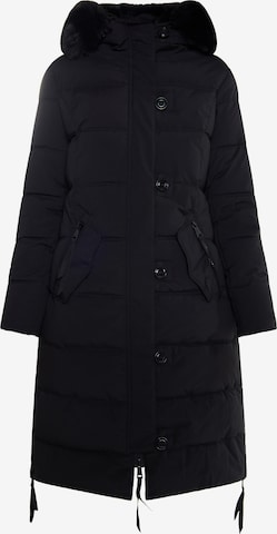 ICEBOUND Χειμερινό παλτό σε μαύρο: μπροστά