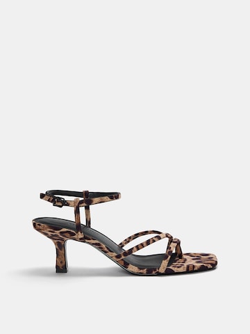 Sandales à lanières Pull&Bear en mélange de couleurs