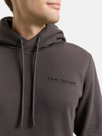 TOM TAILOR Sweatshirt in Grey