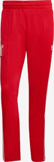ADIDAS ORIGINALS Calças 'Peru' em 29-30/regular em vermelho / branco, Vista do artigo