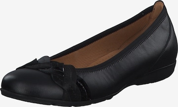 GABOR Ballet Flats in Black: front