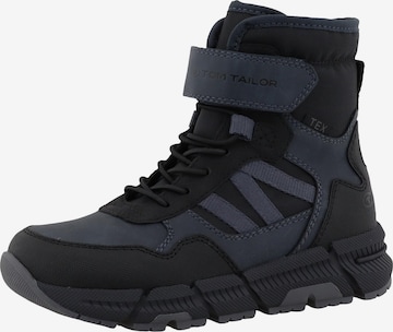 TOM TAILOR Snowboots in Zwart: voorkant