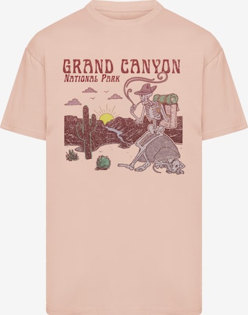 F4NT4STIC Shirt 'US National Parks Grand Canyon Sunrise' in Pink: front
