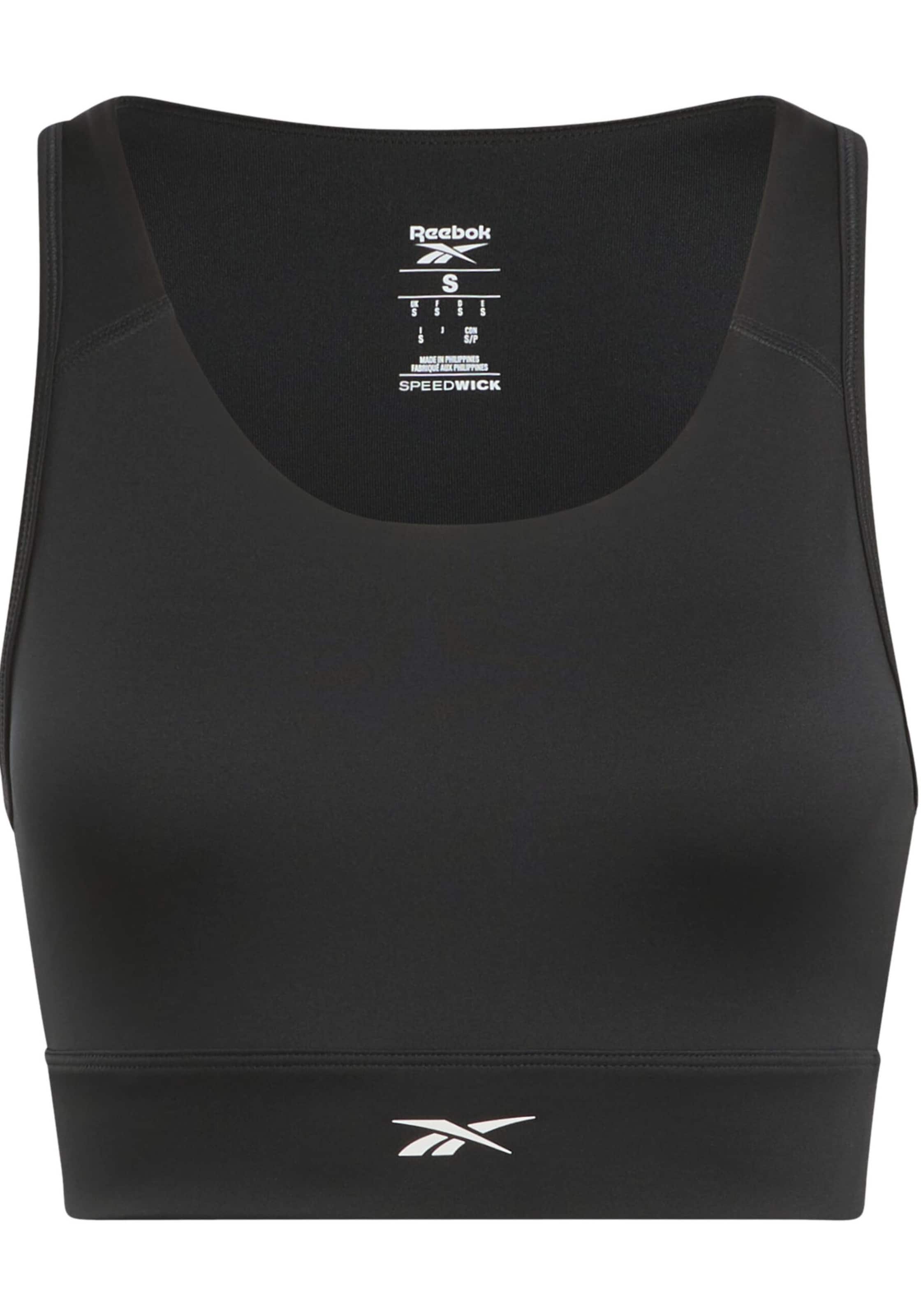 Reebok Bralette Sports bra in Black: front