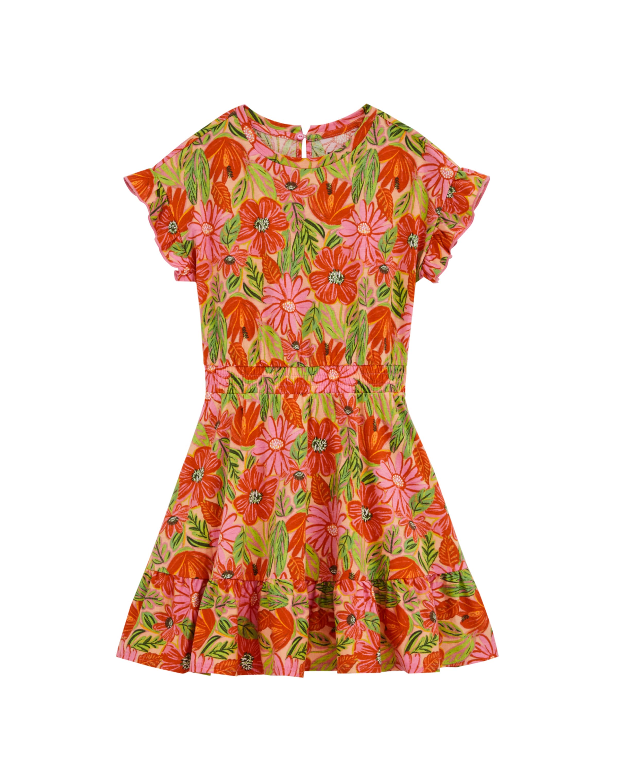 WE Fashion Платье в Ярко-розовый: спереди