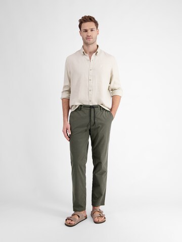 LERROS Regular Chino trousers in Green