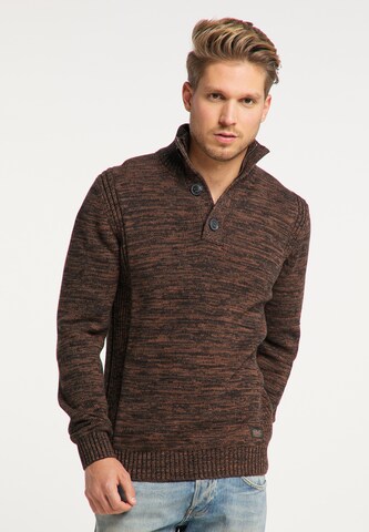Petrol Industries Shirt in Brown: front