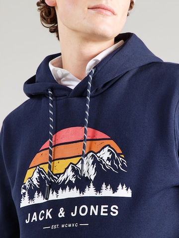 Sweat-shirt 'JJEXPLORER' JACK & JONES en bleu
