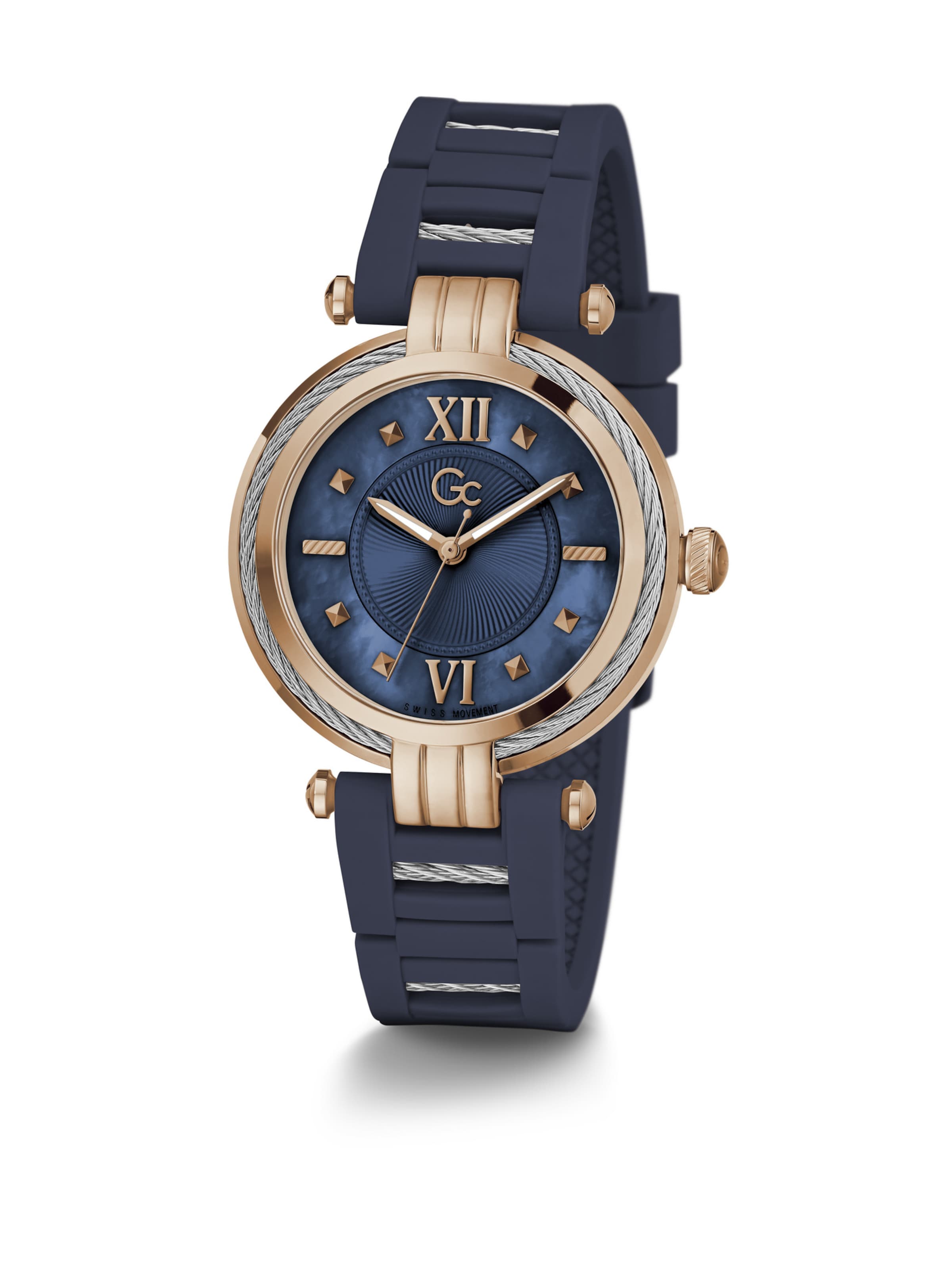 Gc Analoog horloge 'CableBijou' in Blauw