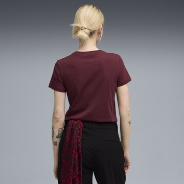 PUMA T-Shirt 'Ess Elevated' in Rot