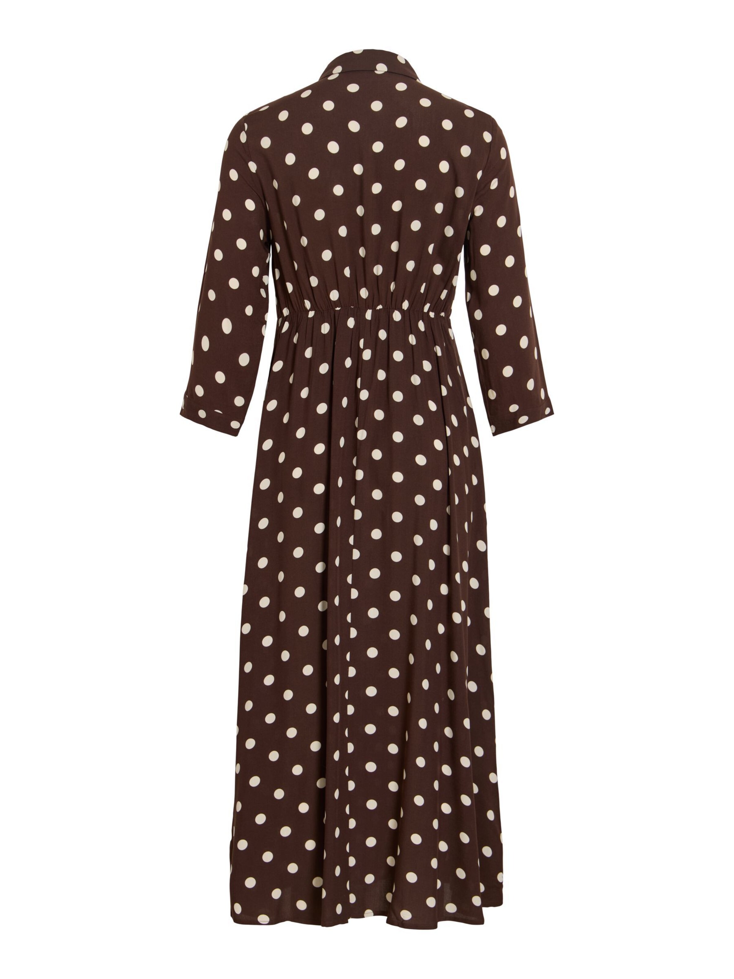 VILA Kleid 'VIAya Paya' in Braun