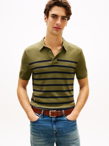 Pull-over 'ESSENTIAL' TOMMY HILFIGER en vert : devant
