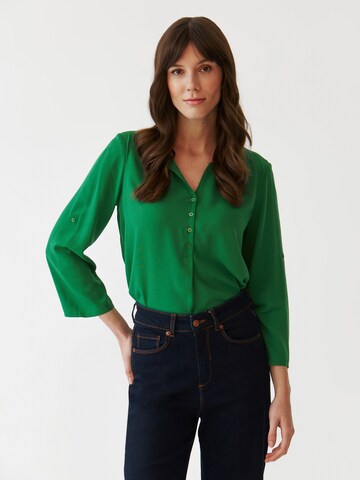 TATUUM Blouse 'Isola' in Groen: voorkant