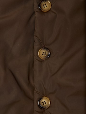 Maru + Bo Winterjacke 'PADDED WEATHER-RESISTANT BOXY JACKET WITH BUTTONS'‌‌‌‌‌‌‌‌‌ in Braun