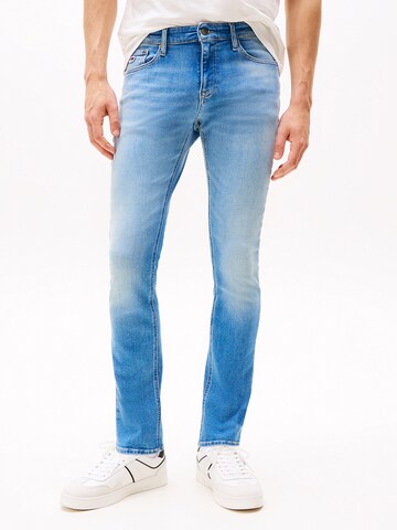 Tommy Jeans Slimfit Jeans 'Scanton' in Blau: Vorderseite