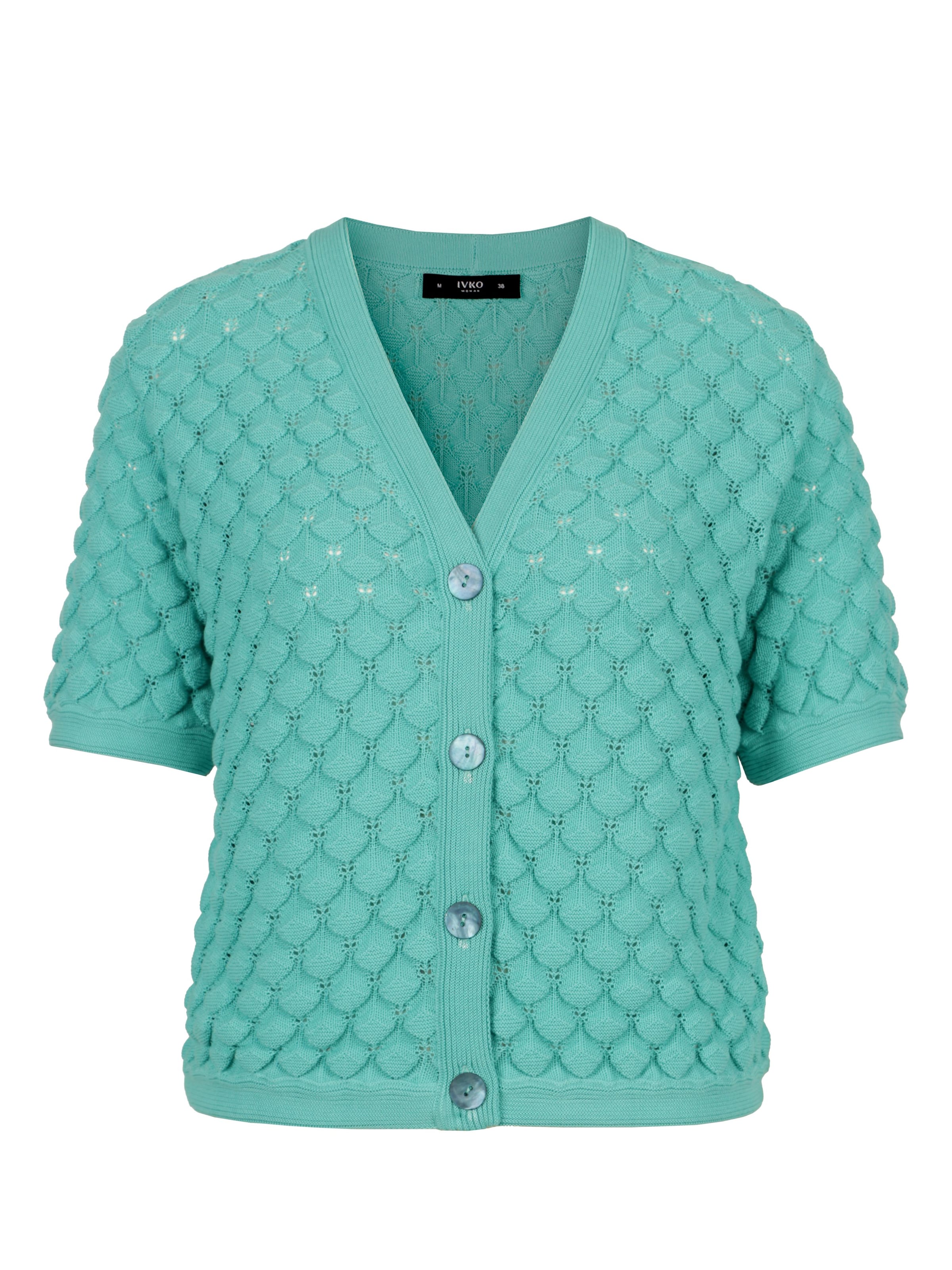 IVKO Knit Cardigan in Blue: front