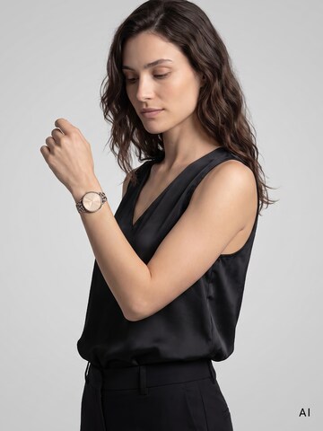 s.Oliver Uhr in Beige: Vorderseite