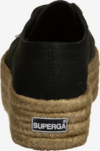 Sneaker low de la SUPERGA pe negru