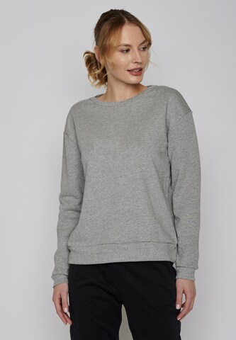 GREENBOMB Sweatshirt 'Canty' in Grau