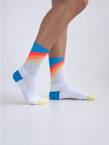 INCYLENCE Athletic Socks 'GRADES' in Blue