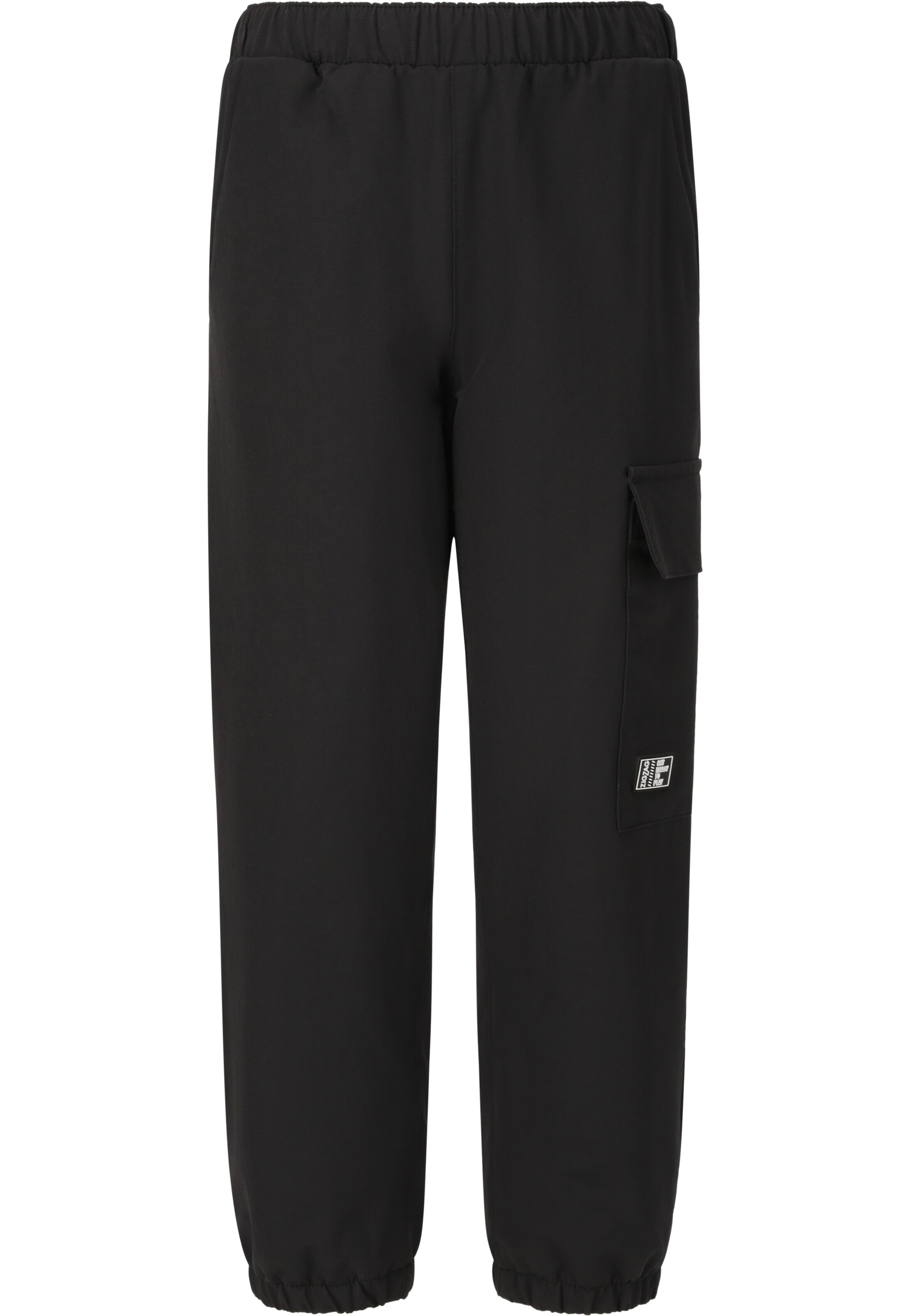 ZigZag Loose fit Workout Pants 'Ingur' in Black: front