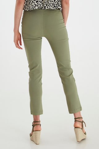 b.young Slim fit Pants in Green
