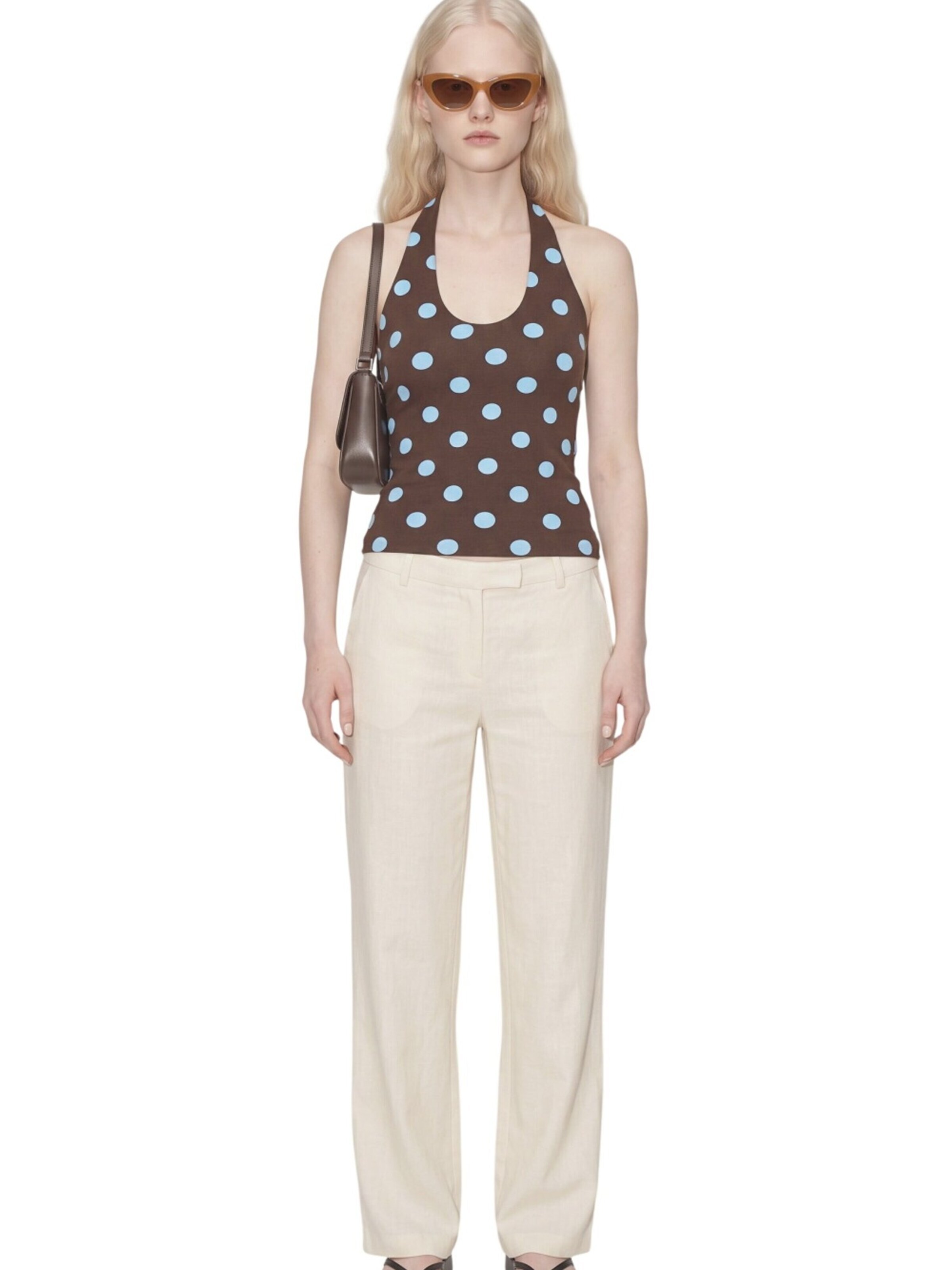 Alexa Dash Blouse in Brown