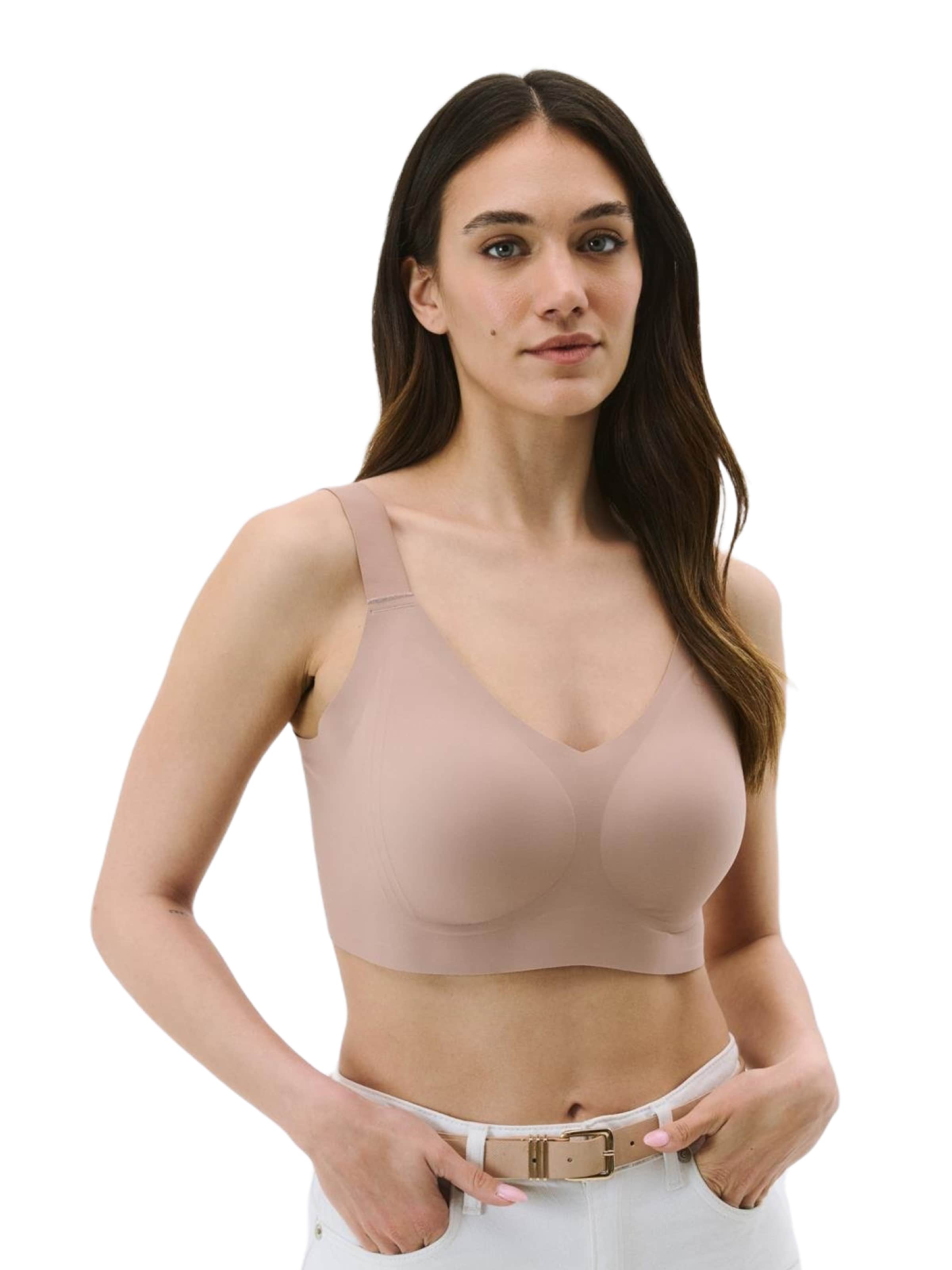 Minimiseur Soutien-gorge C&City en marron : devant