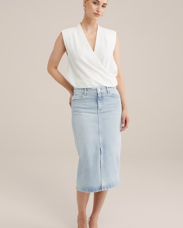Chemisier WE Fashion en blanc