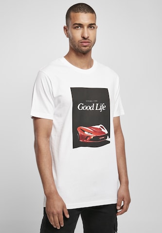 MT Men Shirt 'Good Life' in White: front