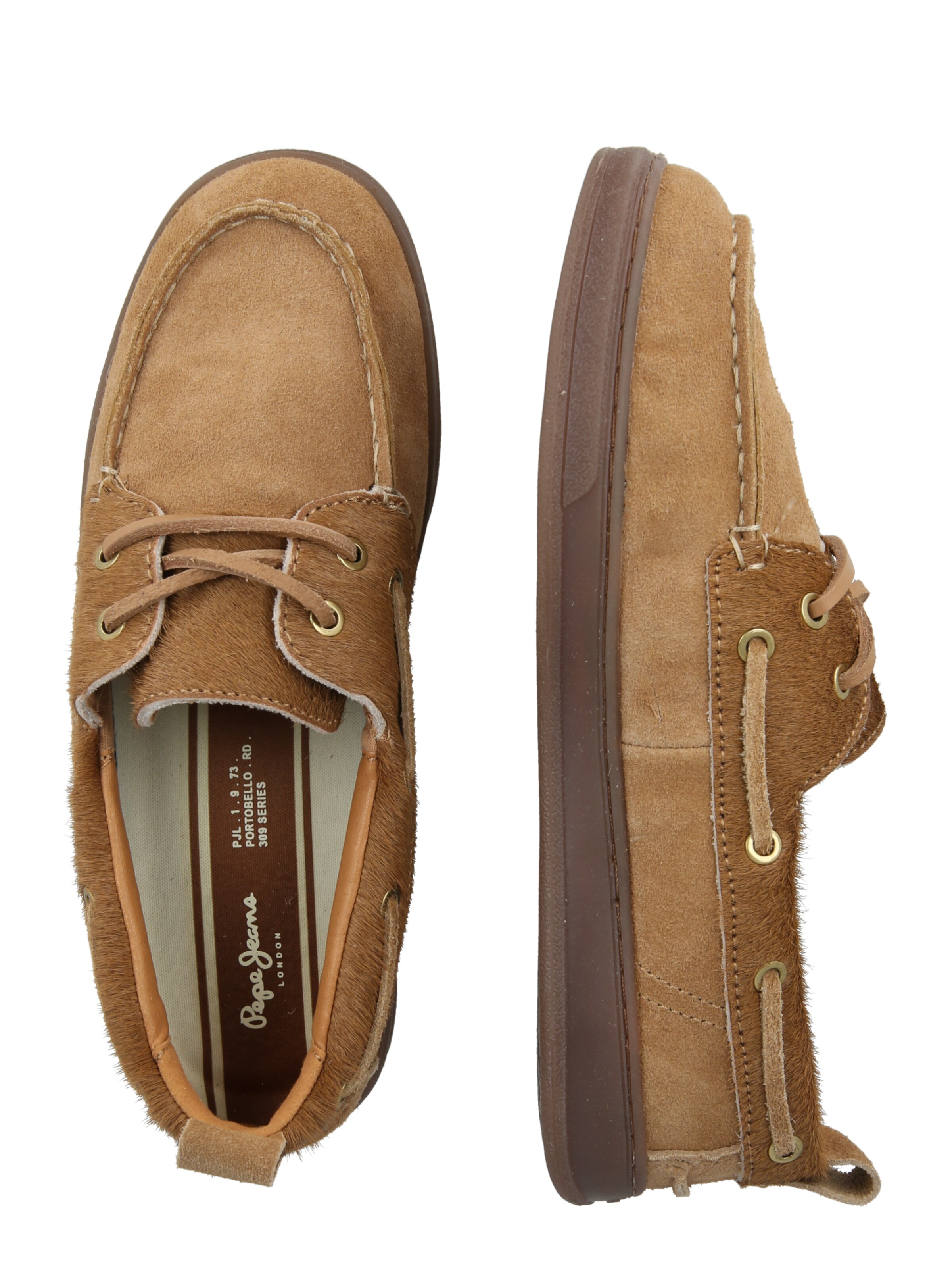 Mocasini de la Pepe Jeans pe maro