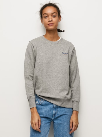 Pepe Jeans Sweatshirt 'Calista' in Grey: front