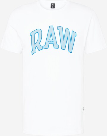 T-Shirt 'University' G-Star RAW en blanc : devant