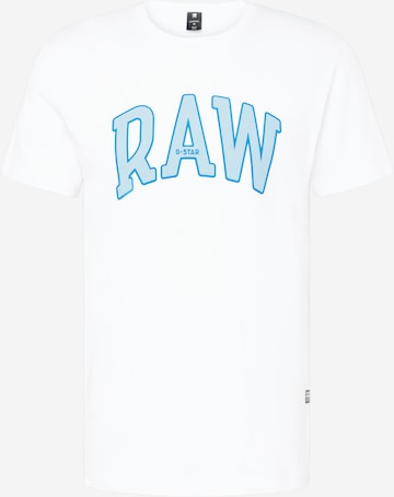 Maglietta 'University' di G-Star RAW in bianco: frontale