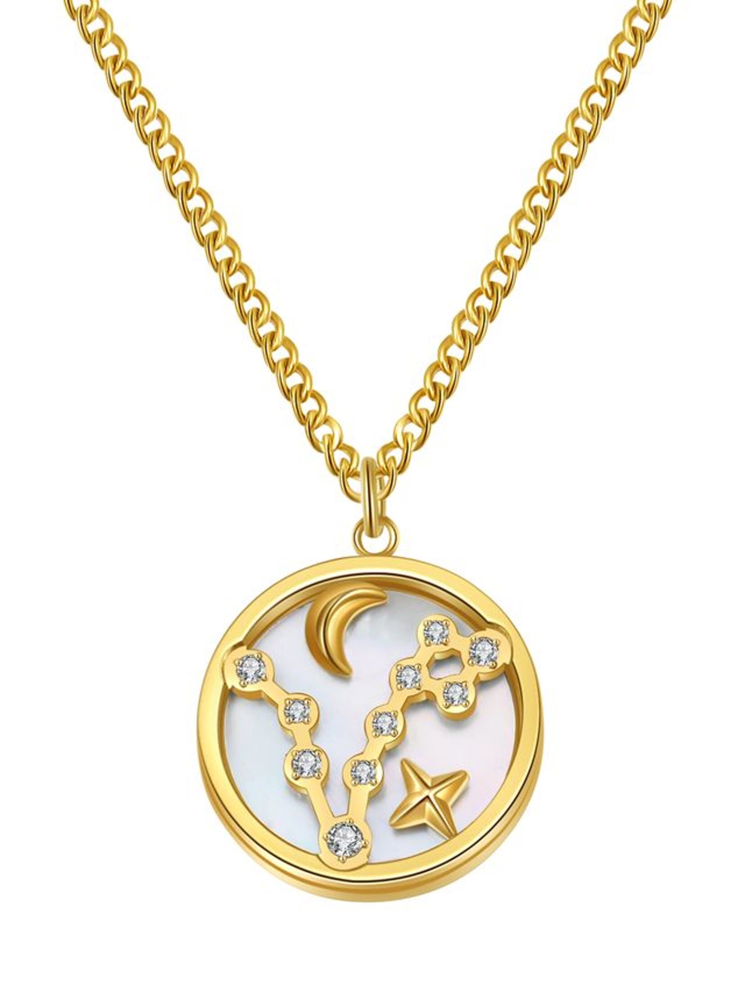 Hey Happiness - Cadena 'Dreamy Pisces' en oro