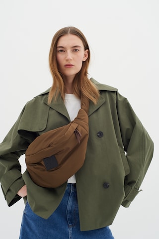 InWear Between-Seasons Coat in Green: front