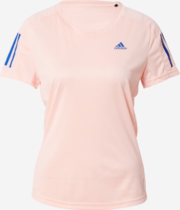 Maglia funzionale 'Own the Run' di ADIDAS SPORTSWEAR in rosa: frontale