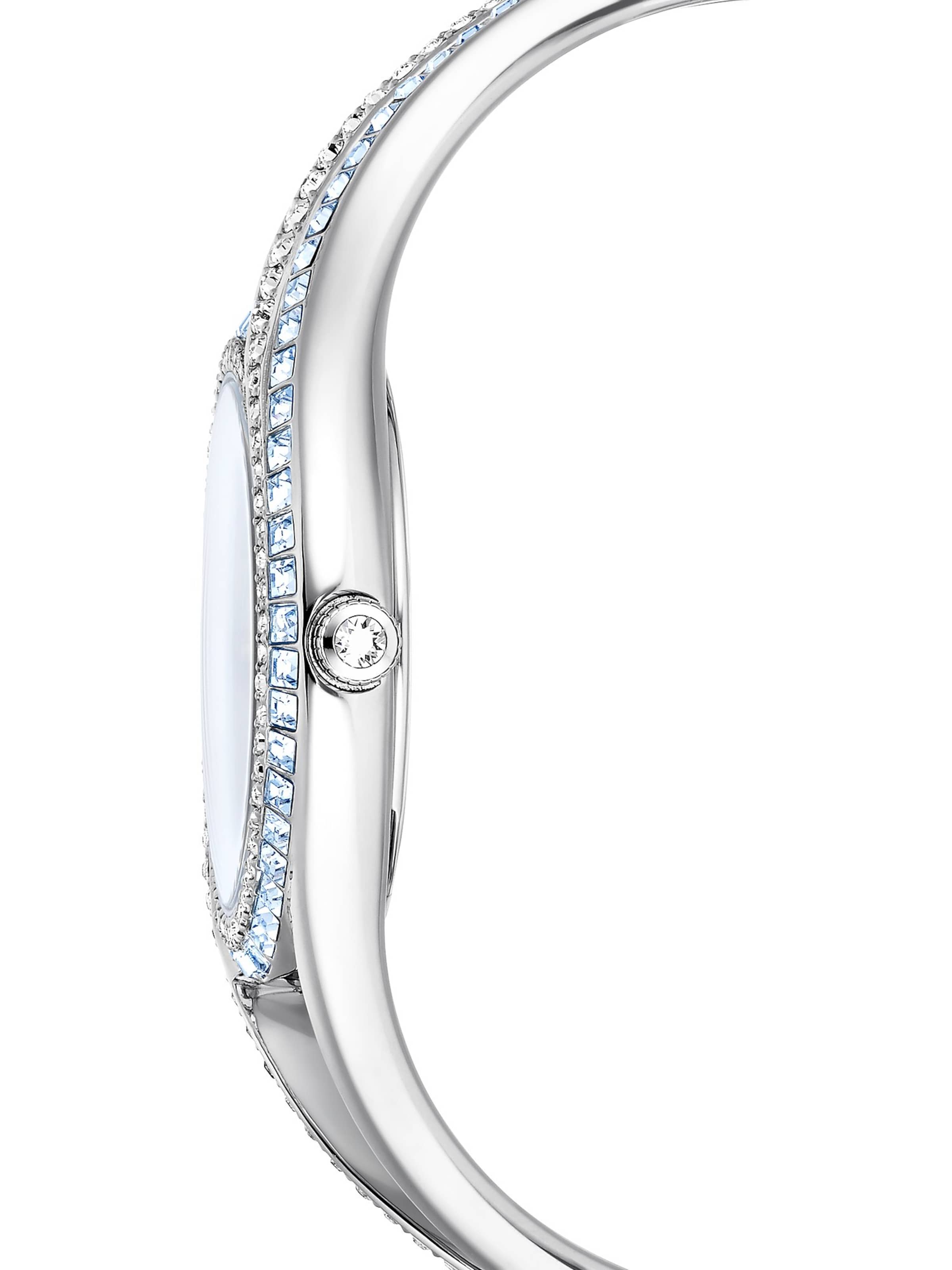 Swarovski Analoguhr in Silber