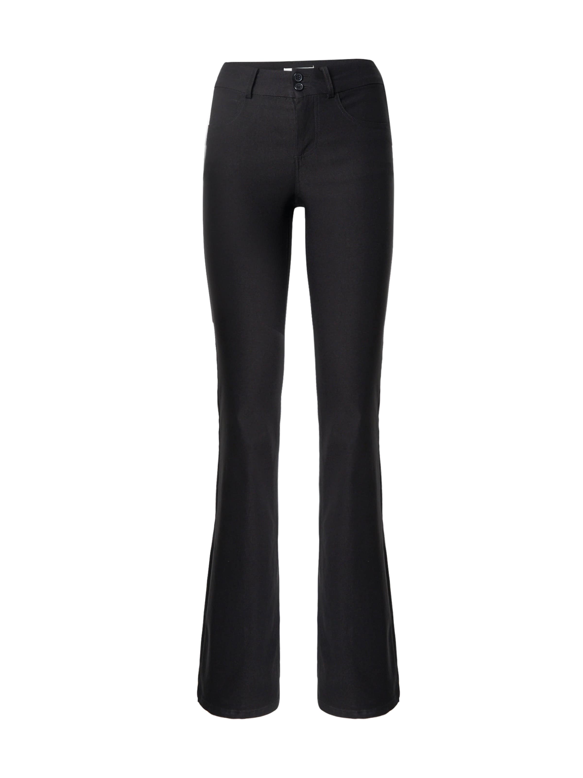 BALMOHK Flared Pants in Black: front