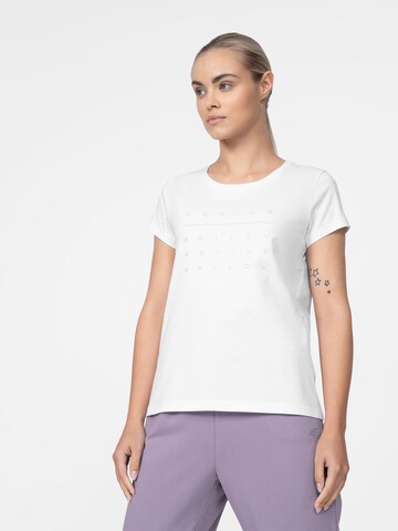 T-shirt 'TSD013' 4F en blanc : devant