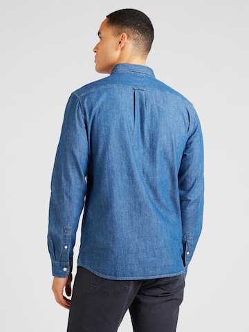 WRANGLER Regular fit Overhemd in Blauw