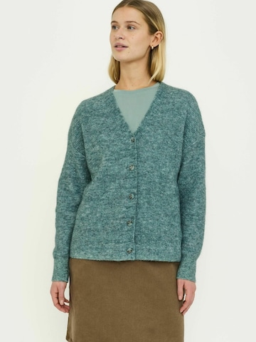 Soft Rebels Knit cardigan ' SRAlliy ' in Blue: front