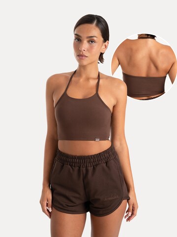 Haut de sport ' Florea ' Smilodox en marron : devant