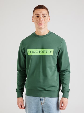 Sweat-shirt 'ESSENTIAL' Hackett London en vert : devant
