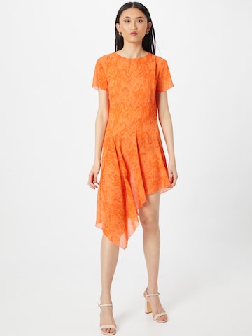 Robe WEEKDAY en orange : devant