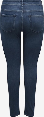 ONLY Carmakoma Slimfit Jeans in Blauw