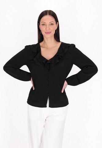 usha BLACK LABEL Blouse in Black: front
