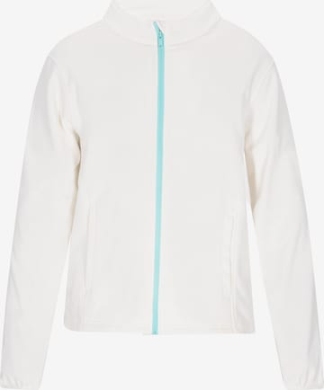 Veste de survêtement Festland en blanc : devant