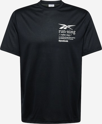 Reebok Funktionsshirt in Schwarz: predná strana